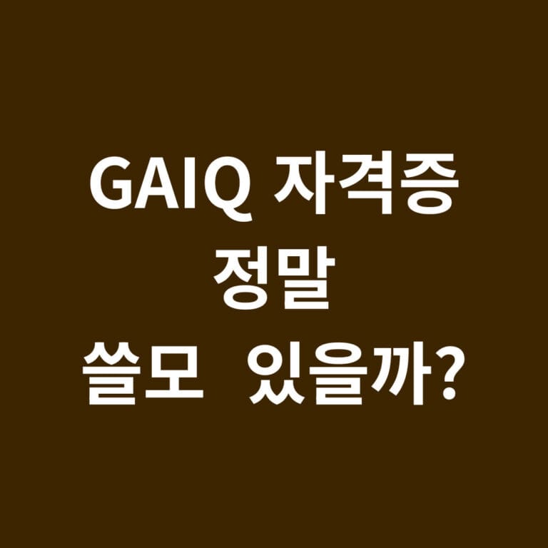 GAIQ 자격증 정말 쓸모있을까? 썸네일