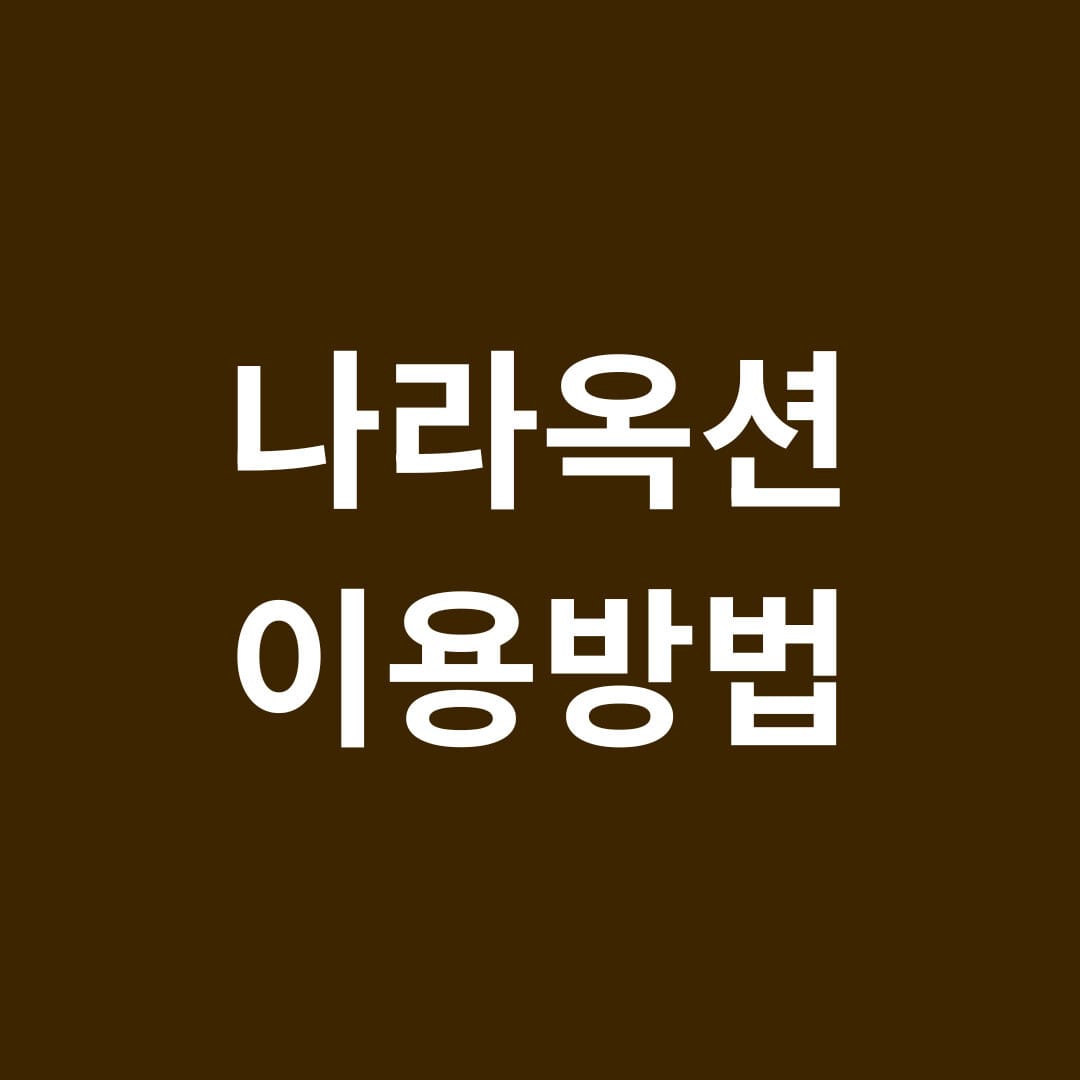 나라옥션 이용방법 썸네일
