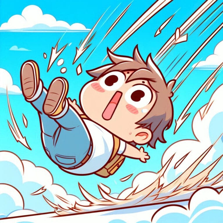 어제 꾼 꿈에서 나온 떨어지는 장면